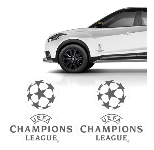 Adesivos Uefa Champions League Kicks 2021 Emblema Grafite