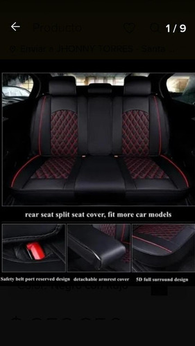 Fundas De Asiento Deportivo Tn25 Volvo 460 93/97 1.7l Negro Lineas Rojas