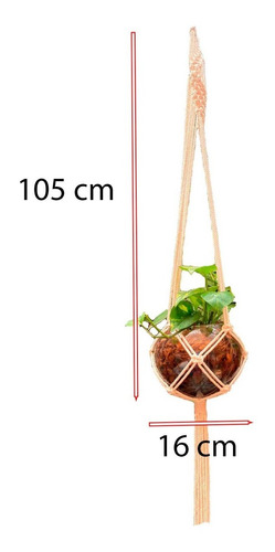 Portamaceta Colgaderas Macetas Colgantes Poteras En Macrame 