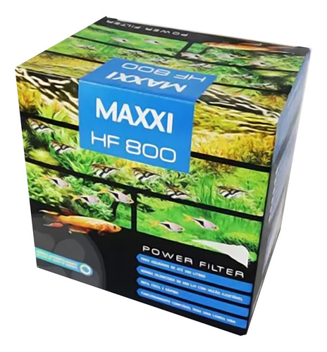 Filtro Externo Maxxi Hf-800 600l/h P/ Aquários De Até 200l