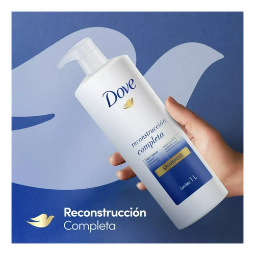 Dove Shampoo Reconstrucción Completa 1000 Ml