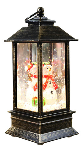 Christmas Time Farol Navideño Con Forma De Candelabro,