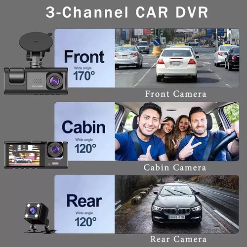 Para De Cámara Frontal Interna Wifi Automotive, Grabación