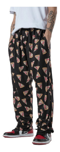 Pijama Unisex Manga Corta Pantalon Largo Pizza Sheep Sh333