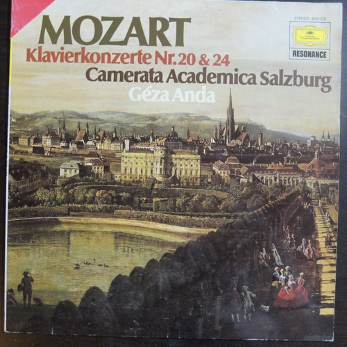  Vinilo Mozart Klavierconcerte Nr.20 Y 24