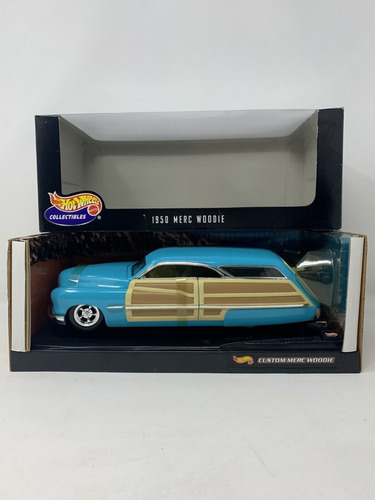  1950 Mercury Woodie Blue Escala 1:18 Marca Hot Wheels