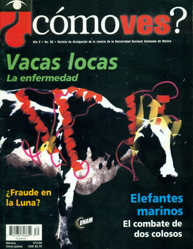 Revista ¿cómo Ves? No. 30 Vacas Locas: La Enfermedad