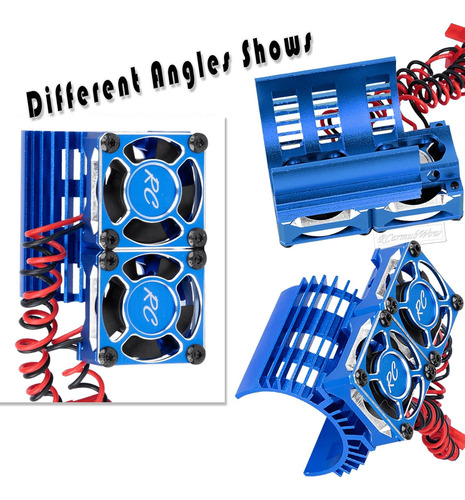 Disipador Térmico De Motor Rc Con Ventiladores De Refrigerac