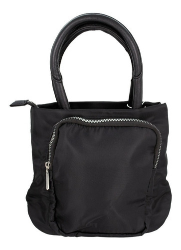 Queens Cartera Bandolera Urbana Mujer Bolso Azul Qv22206 Acabado De Los Herrajes Plateado Color Negro Qv22206 Color De La Correa De Hombro Negro Diseño De La Tela Liso
