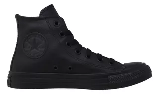 Tenis Converse Botas Clasica Chuck Taylor 135251 Negras Piel