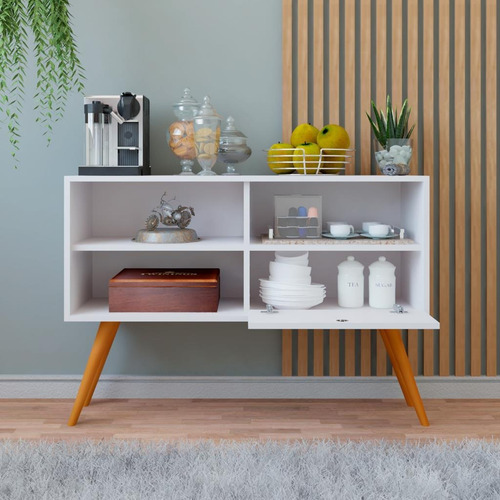 Coffee Corner Buffet, decoración de habitación de oficina, madera
