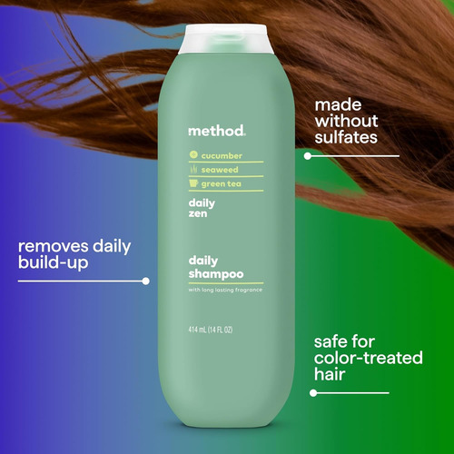 Shampoo Method Everyday Daily Zen Cucumber Green Tea 414ml