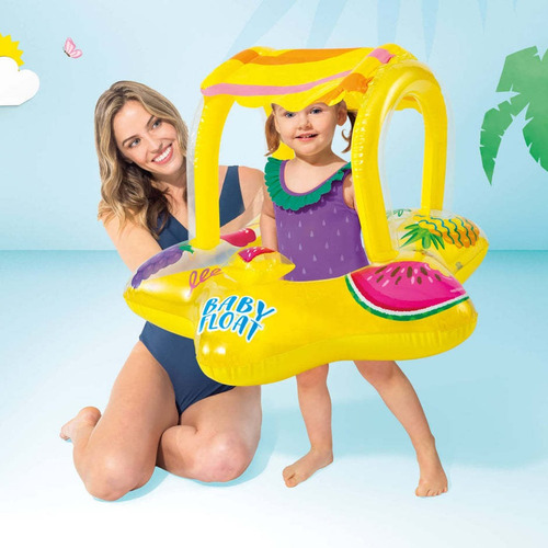 Flotador Para Niños Salvavidas Infantil Con Techo, Andadera