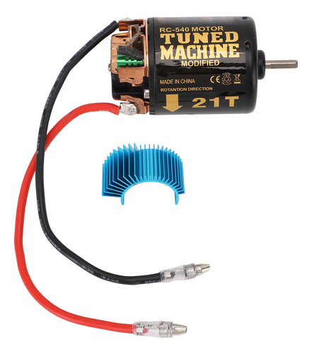 Disipador Térmico Rc Car 540 Con Motor Cepillado 1/10, Color
