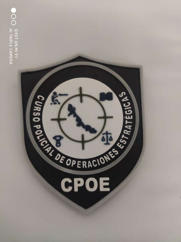 Insignia De Pvc Curso Operaciones Estrategicas ( Cpoe )