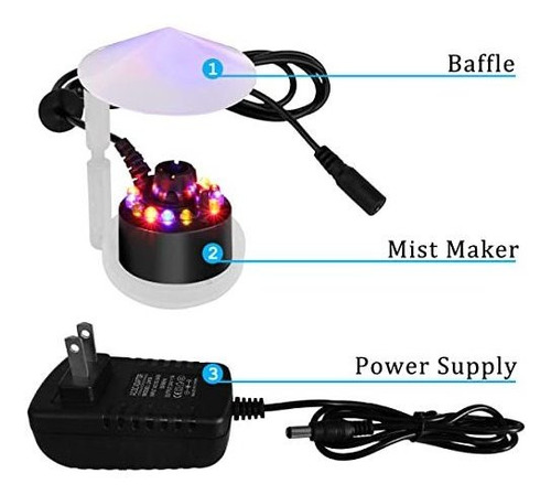 Mist Maker Para Interiores, Humidificador De Aire, Ideal