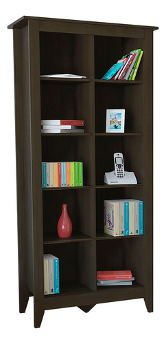 Librero Essential Y Mesa De Centro -wengue