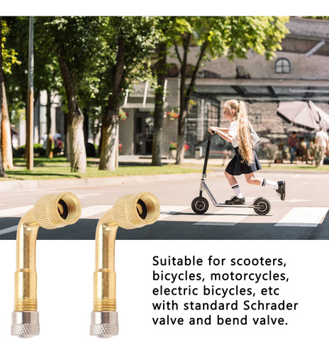 Adaptador De Válvula De Válvula Curva De 90 Grados De Extens