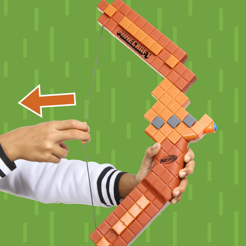 Arco Dart Blaster Nerf Minecraft Com 8 Dardos M1 Blaster 8 A