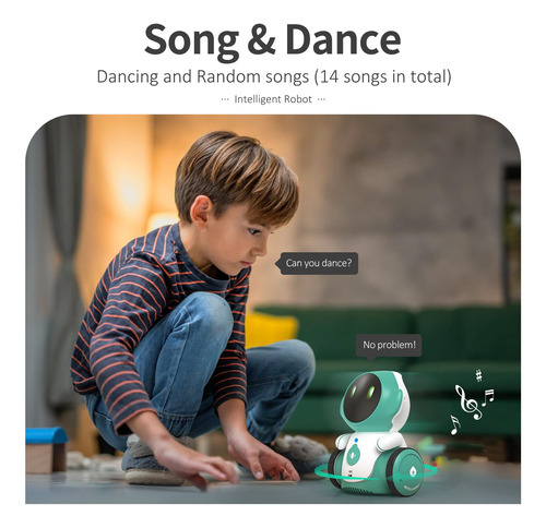 Juguete Robot Interactivo Gilobaby Control Voz Tacto 6+ Años