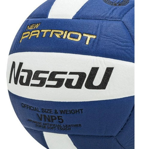 Pelota De Voley Nassau New Patriot N°5 Azul -paseo Sports!!! Azul