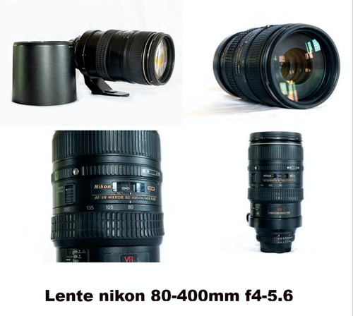 Lente Nikon 80-400mm F4-5.6