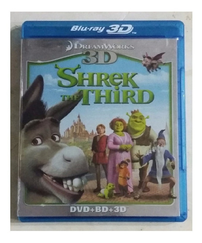 3d Shrek 3 Tercero The Third Pelicula Bluray Blu Ray !*!*!*!