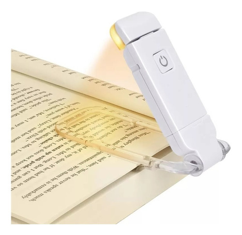 Luz Led Con Clip Para Leer Libros Recargable Por Usb 9 Modes