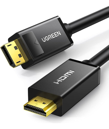 Ugreen Cable Displayport A Hdmi 2m 4k Para Proyector Monitor