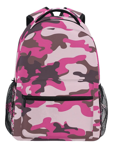 Suabo Mochila Para Computadora Portátil, Camo Pink Computer 