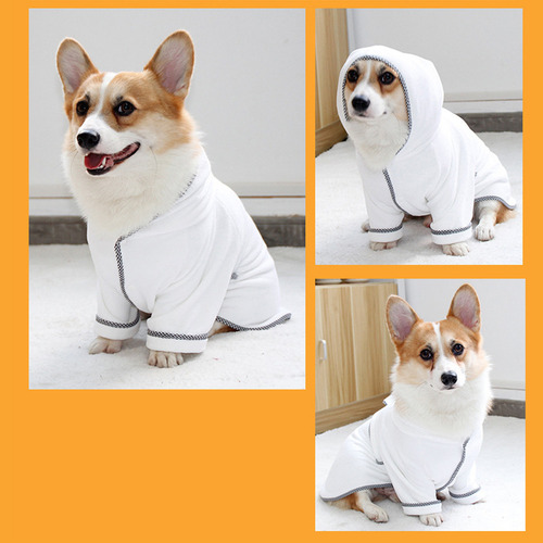 A Albornoz Para Perros Y Gatos, Pijama, De Secado Rápido,
