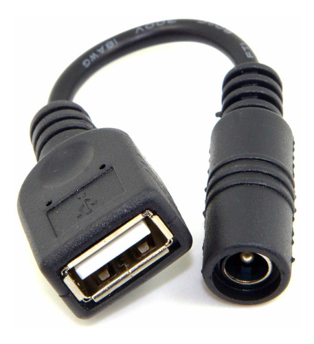 Cablecc 5v Usb Hembra A Dc Power Jack 5.5 2.1mm Cable Adpter