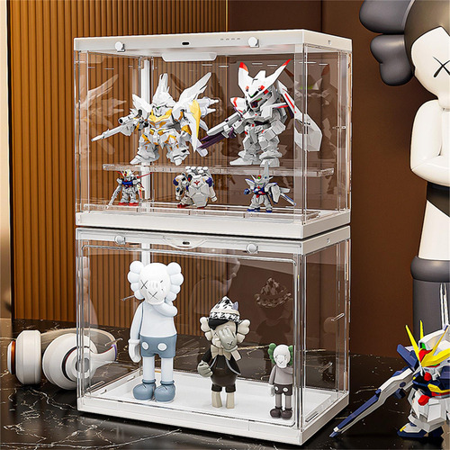 Vitrina De Acrílico Transparente Para Figuras, Soporte De