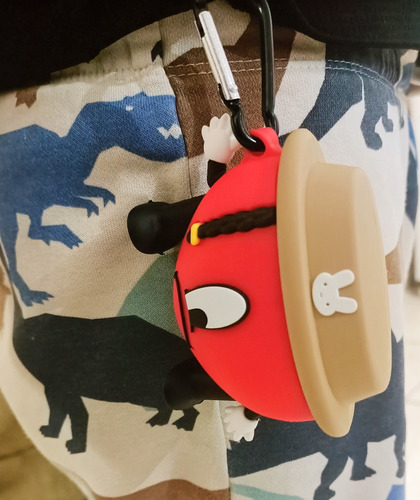 Funda Case De Bat Bunny Compatible Con AirPods 1/2/3 Pro.
