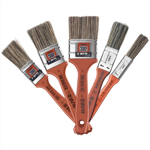 Pincel Trincha Pintura Látex Acrilico 395 Atlas Kit 5 Peças