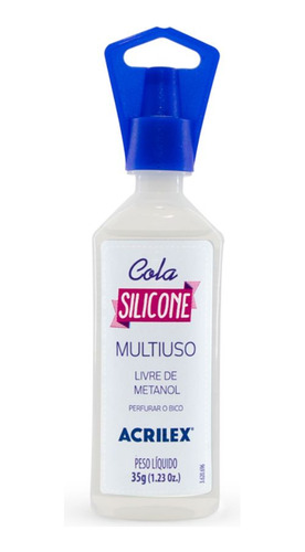 Cola Silicone Multiuso Branca 35g Acrilex
