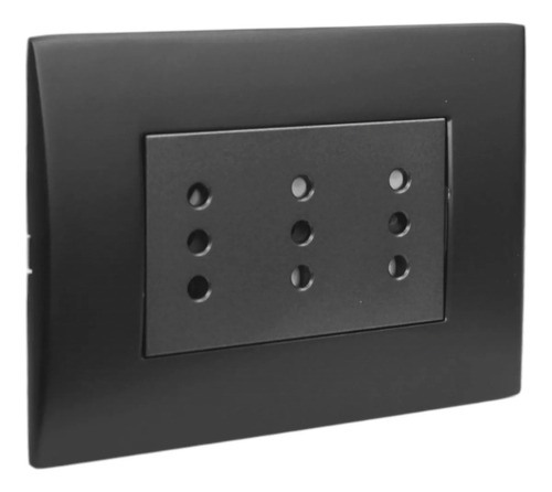 Toma Corriente Andes Triplex 10a Black