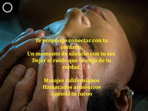 Imagen 2 de 3 de Masajes Californianos. Hamacados Armónicos.