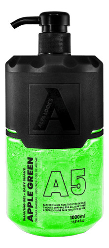 Shaving Gel De Barbear Alfa Looks Apple Grenn A5 1l