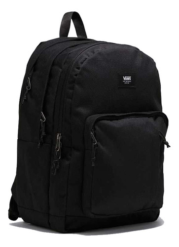 Mochila Vans Negra Old Skool Trek Black Color Negro Diseño De La Tela Liso