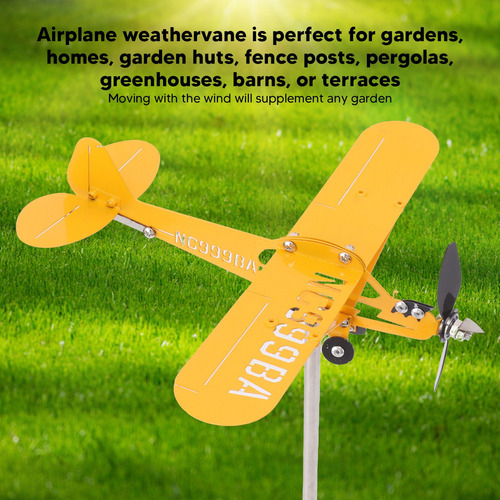 Veleta Piper J3 Cub Airplane 3d De Metal