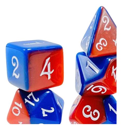 2 Juego De Dados De 7 Uds., Juego De Juguetes De