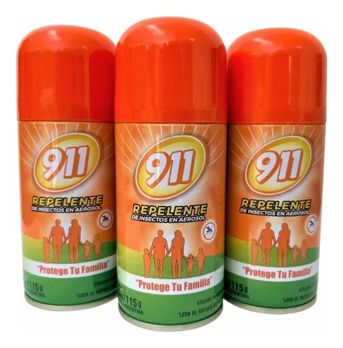 Repelente Aerosol 911 X165ml Extra Duración