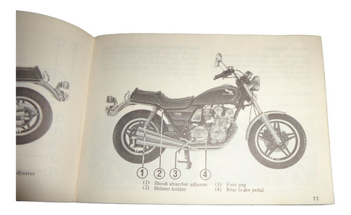 Honda Cb 750 Custom 1980 Manual De Propietario (Usado)