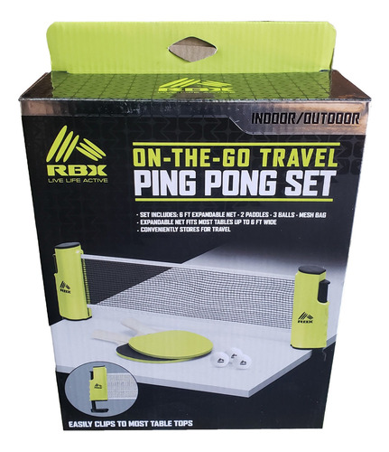 Set De Ping Pong / Tenis De Mesa Portatil