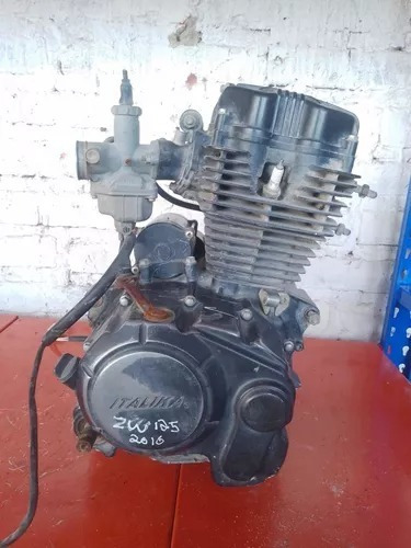 Motor Moto Italika Ft125ts Año 2016 + Carburador 0564