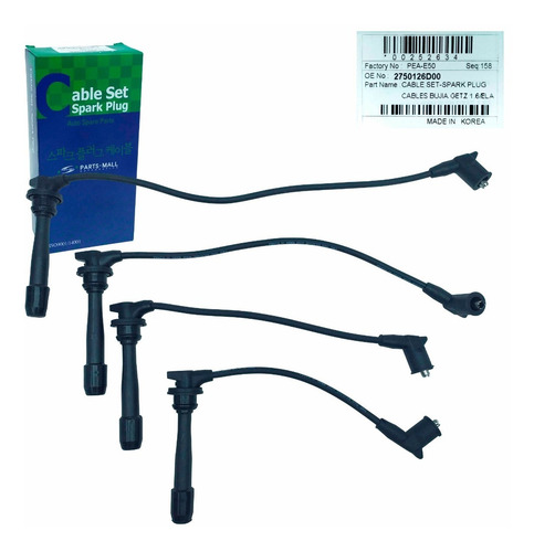 Imagen 5 de 9 de Cables Bujias Elantra 1.6 2009 2010 2011 2012 Original