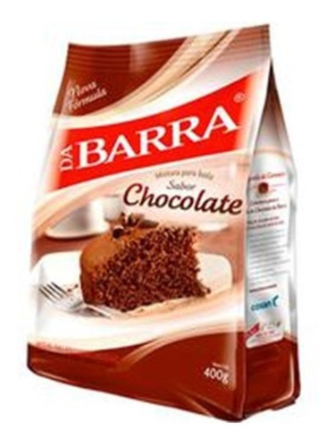 Mistura De Bolo De Chocolate Da Barra 400 Grs