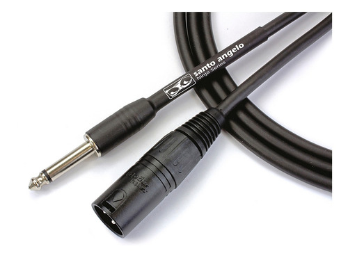 Cabo Microfone 4,57m 15ft Ninja Xlr Macho / P10 Santo Angelo