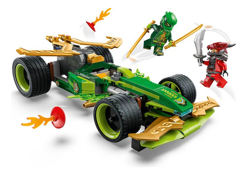 Lego Auto De Carreras Con Motor De Carga Manual De Lloyd